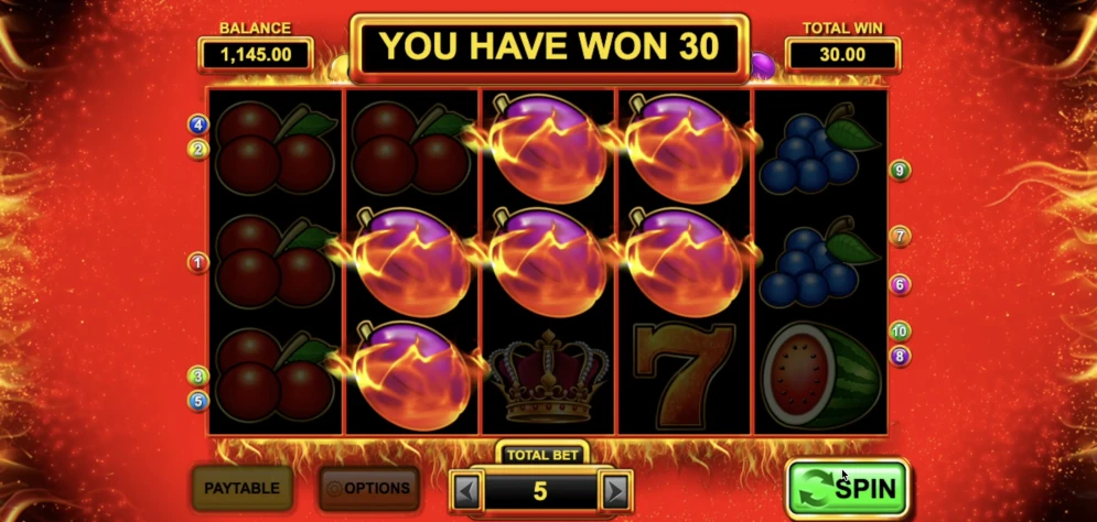 Super Hot Fruits Slot